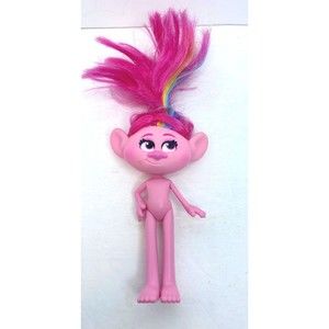 dreamworks pink hair Princess Poppy troll dolls 6"